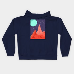 Red Mountains Kids Hoodie